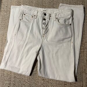 Grlfrnd denim size 25 white